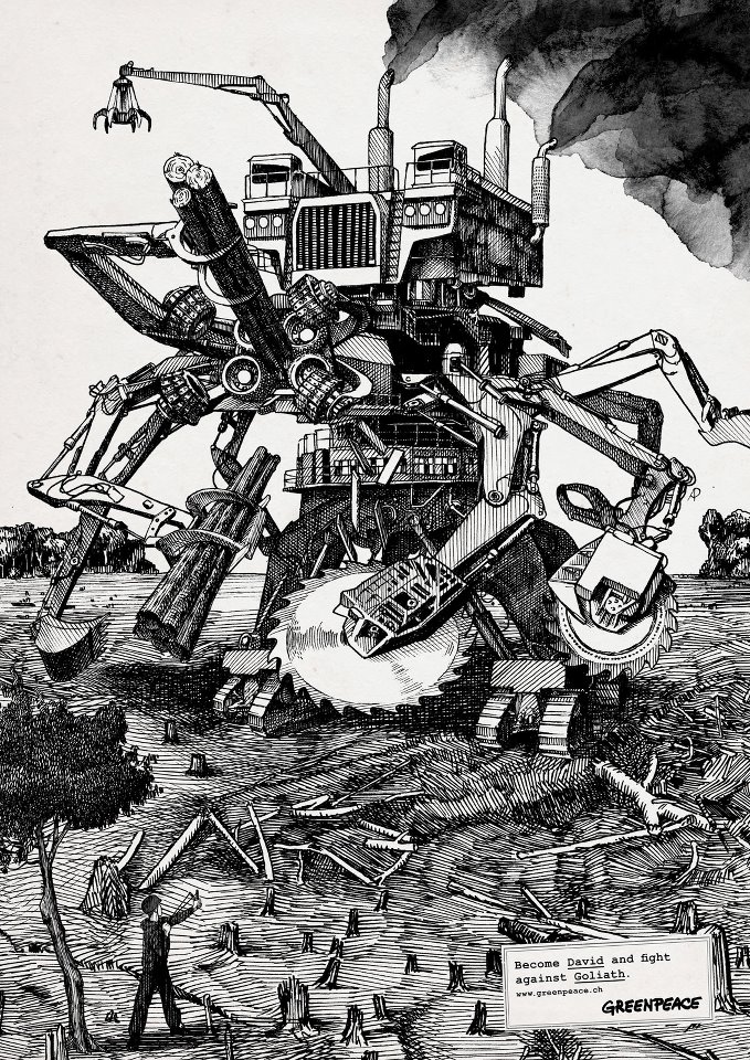 najlepsze reklamy prasowe - Greenpeace
