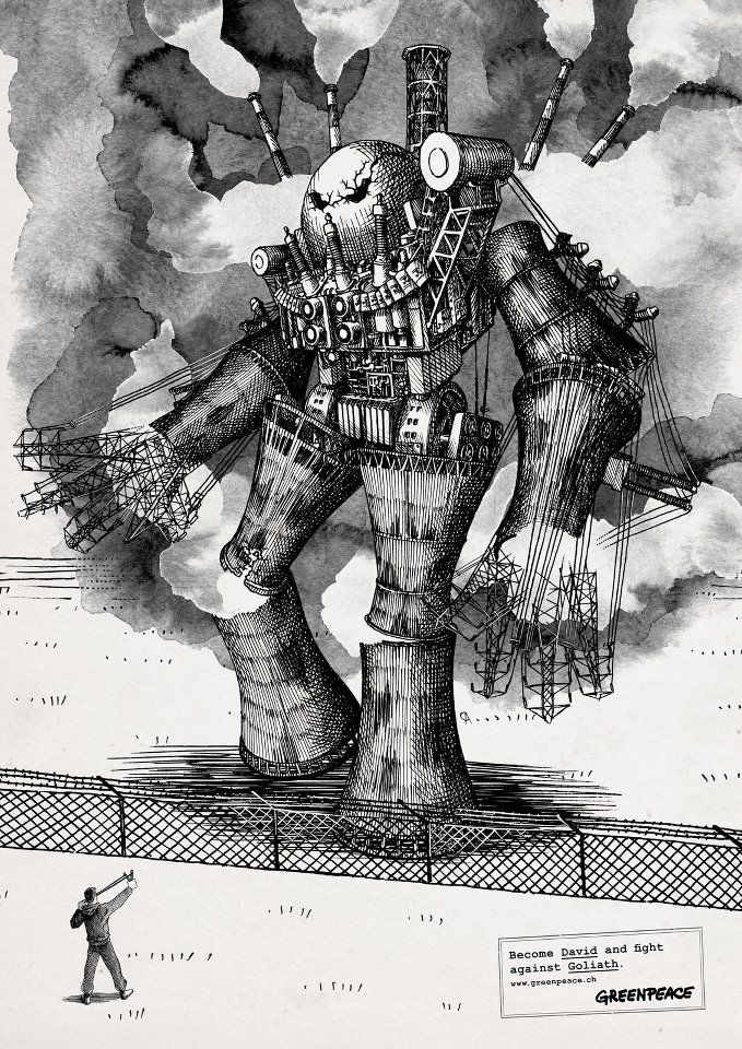najlepsze reklamy prasowe - Greenpeace