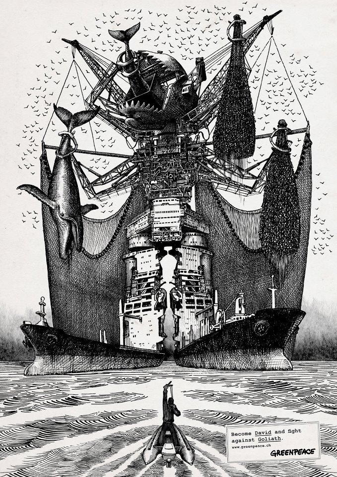 najlepsze reklamy prasowe - Greenpeace