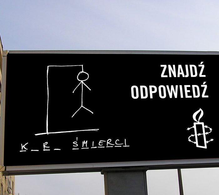 Portfolio - ATL - Amnesty International - kara śmierci