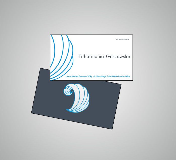 Identyfikacja wizualna - Filharmonia Gorzowska - wizytówka