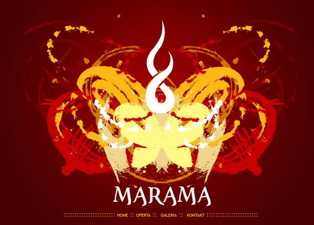 identyfikacja wizualna - Marama - taniec ognia