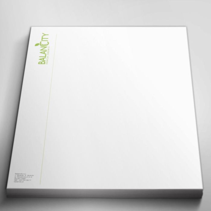 BalanCity - papier firmowy