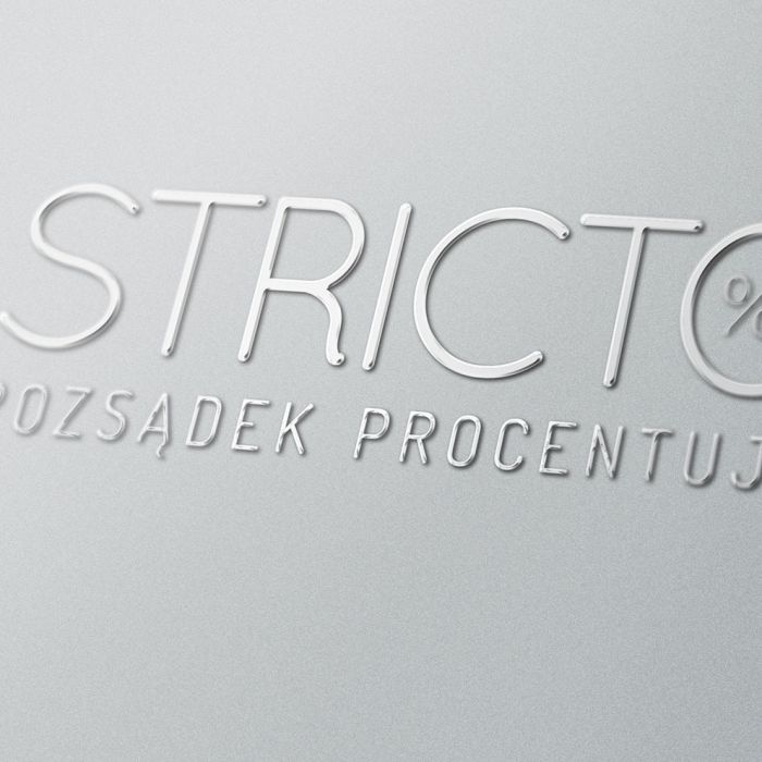 Stricto - wizual logo