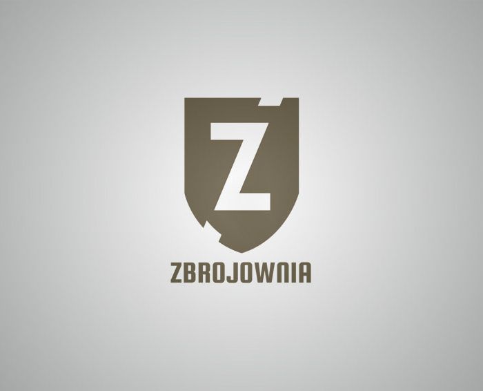 logotyp zbrojownia - wersja tarcza