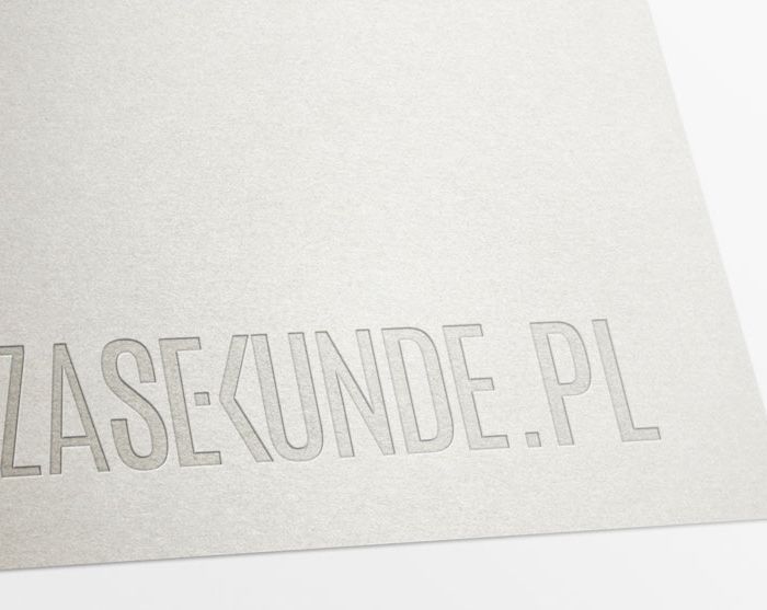 Portfolio - logo zasekunde.pl wizual