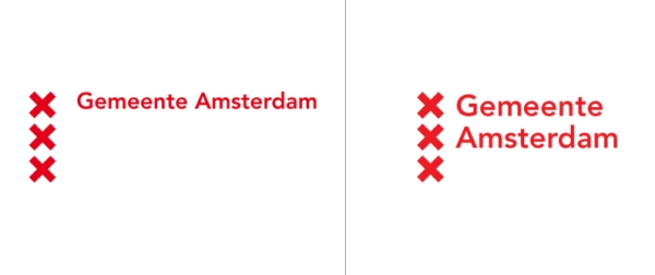 Amsterdam - zmiany logo