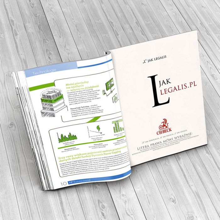 C.H. BECK - reklamy - prasa - rozwinięcie