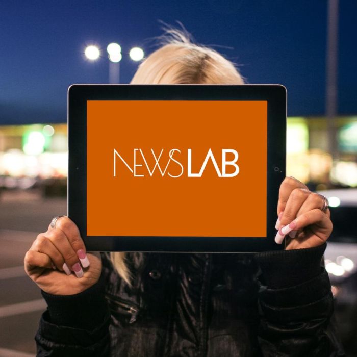 NewsLab - wizualizacja logo