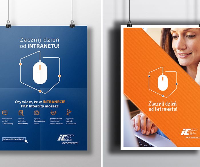 Portfolio - Intercity - Intranet - plakaty