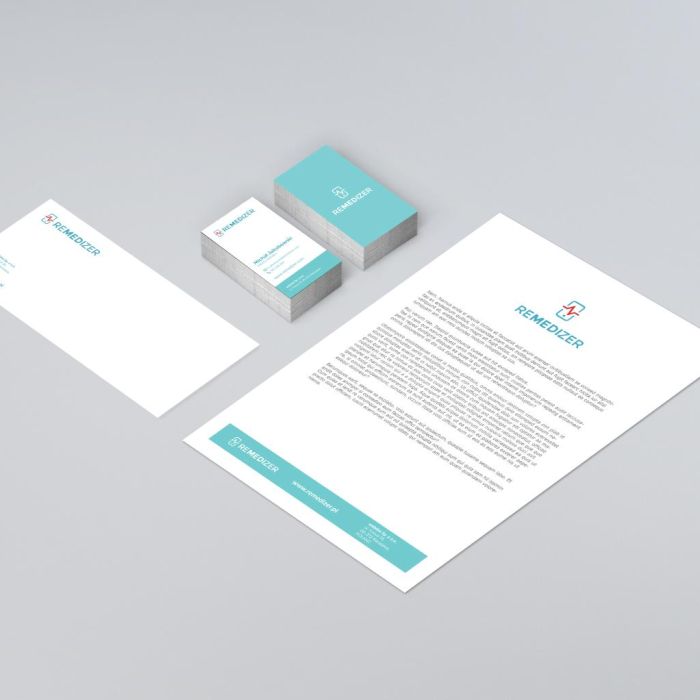 Remedizer - identyfikacja wizualna