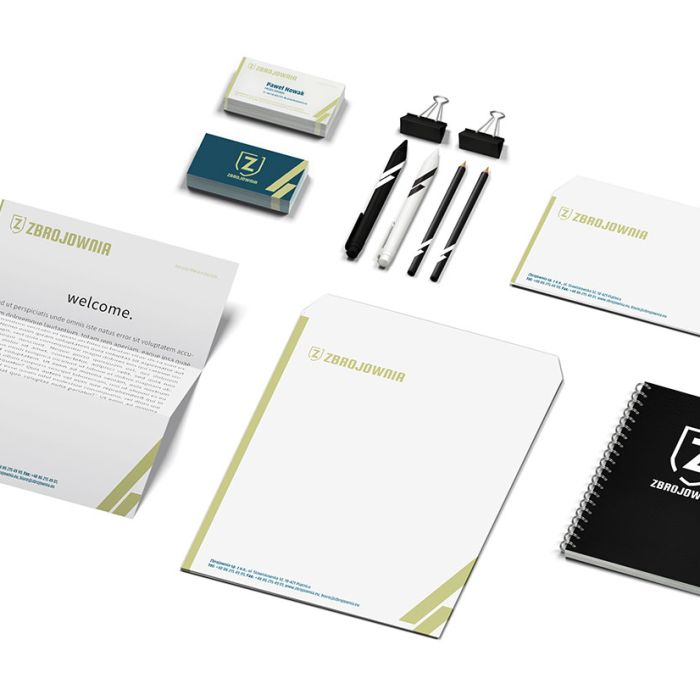 Zbrojownia - identyfikacja wizualna