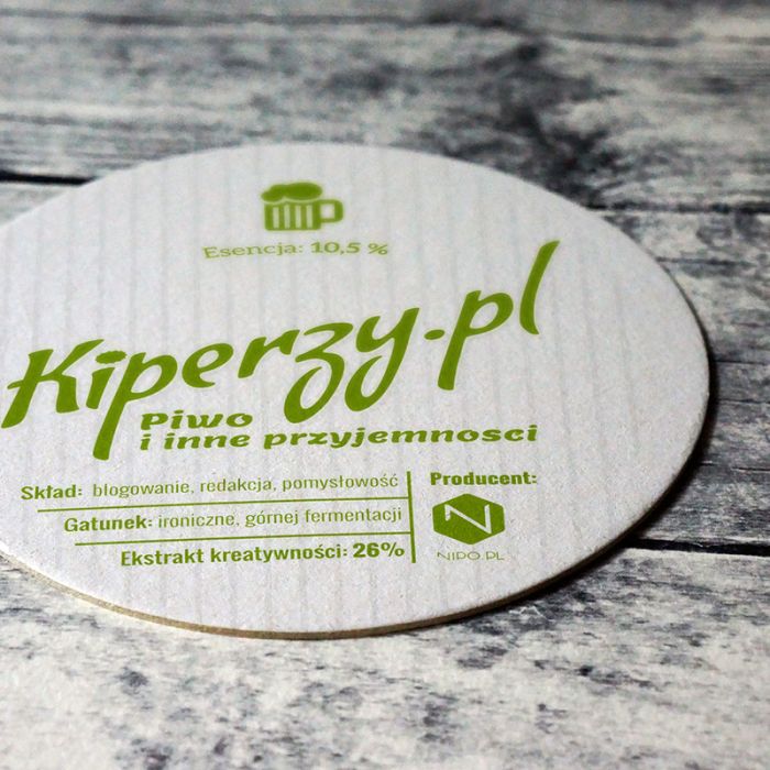 Branding - kiperzy - podkładka pod piwo