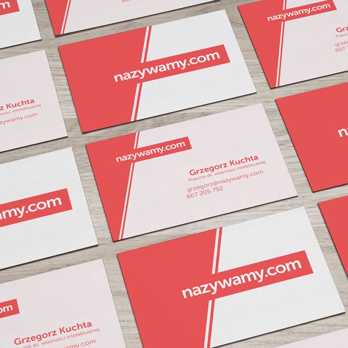 Nazywamy - wizytówki