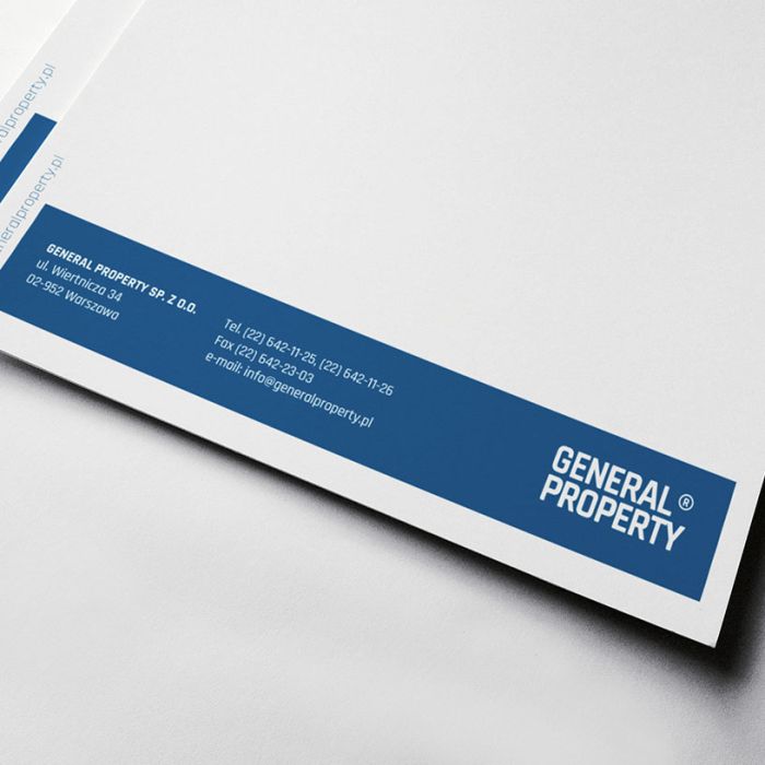 General Property - papier firmowy