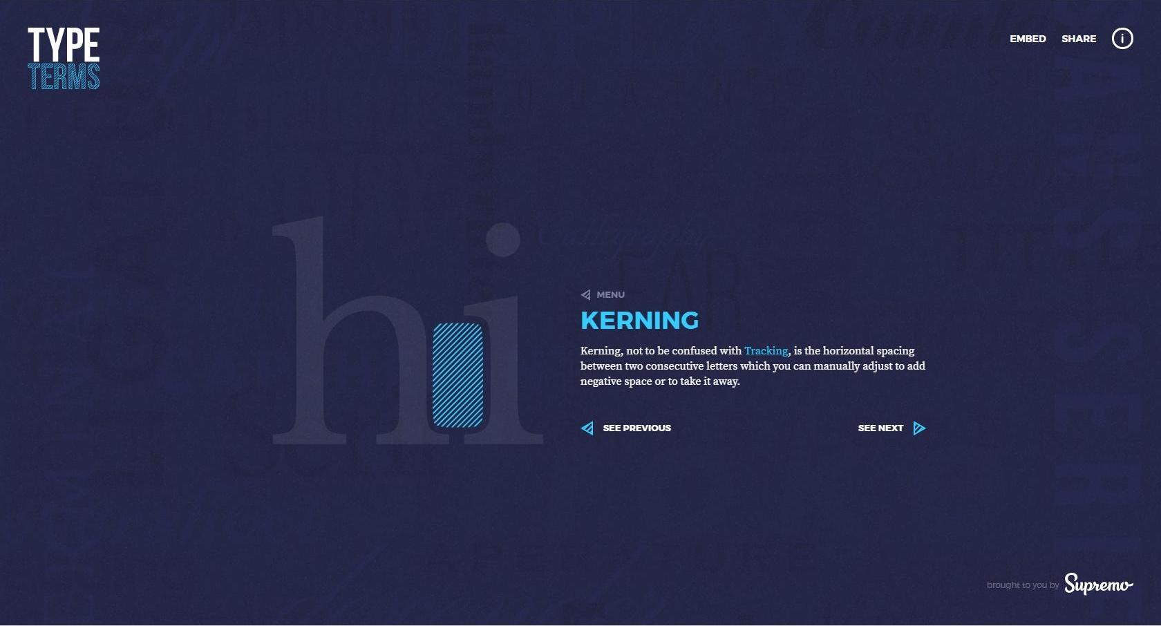 Typografia – słowniczek