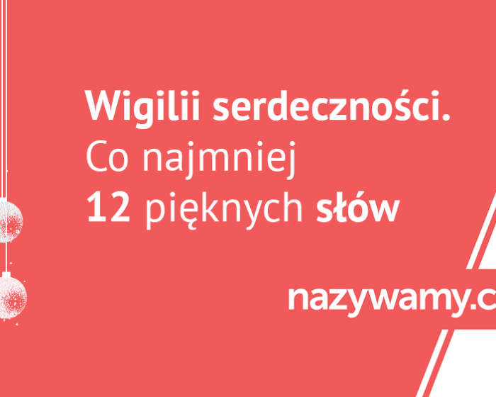 Blog - wesołych świąt od Nazywamy