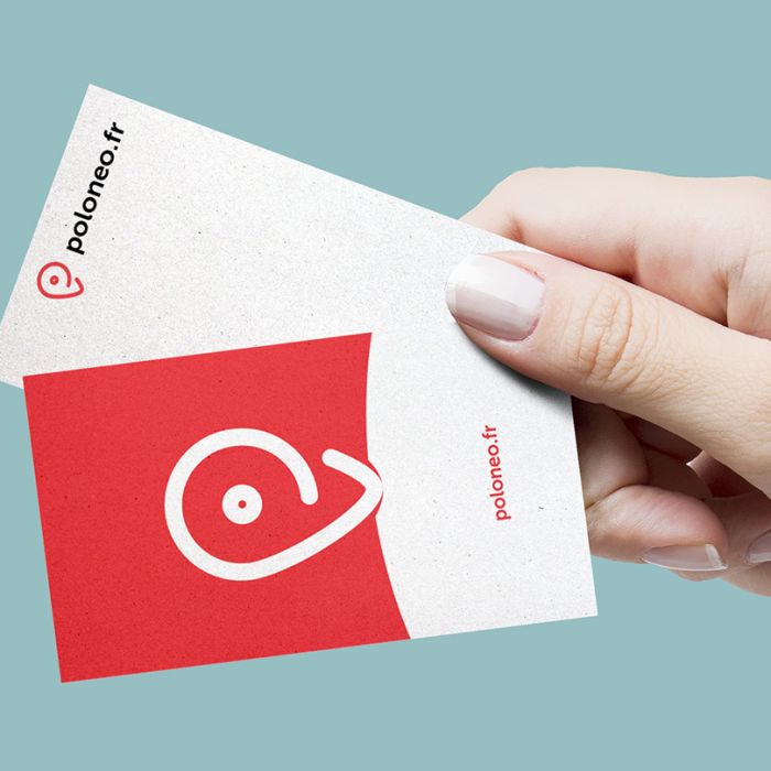 Poloneo - branding - wizytówki wizual