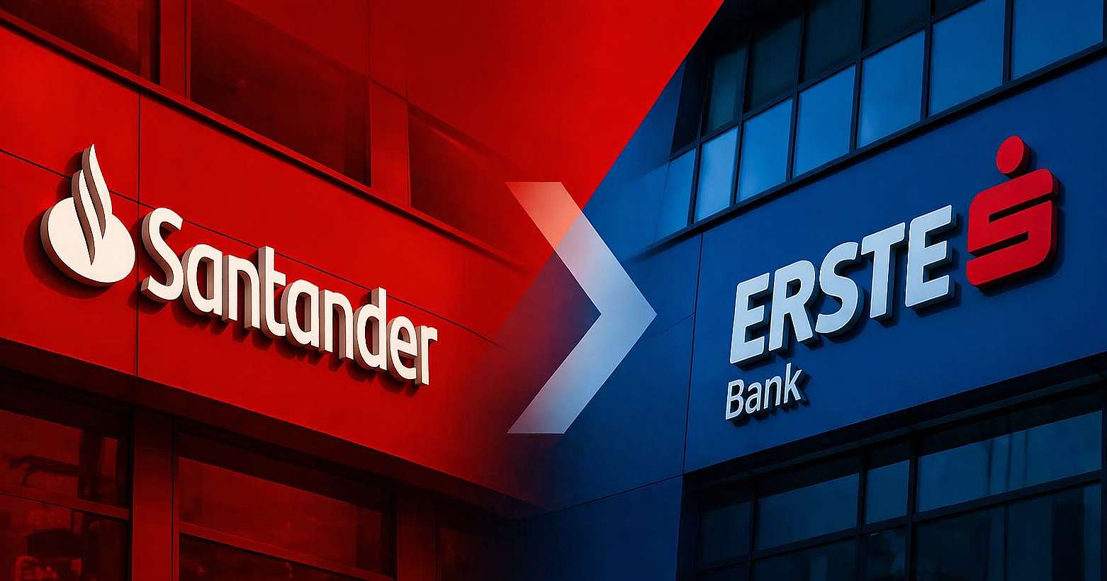 rebranding Santander Bank - Erste
